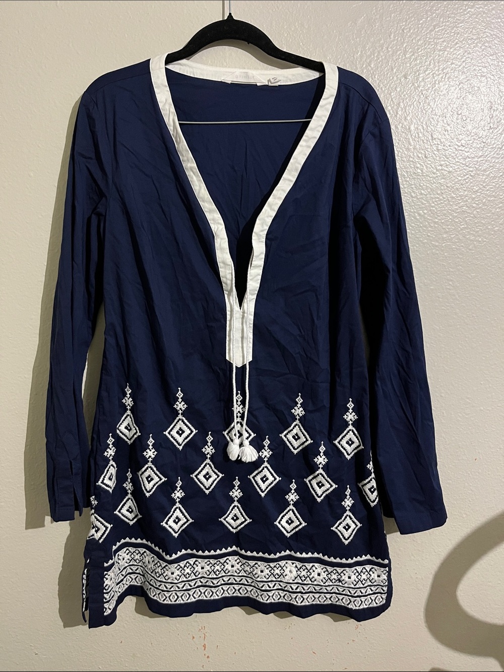 Athleta Desert Diamond Embroidered Tunic Top - Picture 2 of 7